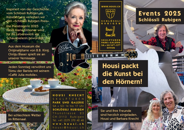 Housi Events 2025 - Housi packt die Kunst bei den Hörnern!