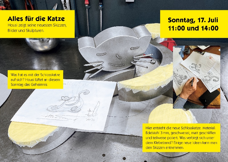 Housi Knecht - Eventkalender Sommer 2022 - Schlössli Rubigen - 6 - Sonntag, 17. Juli 2022 11:00 und 14:00 - Alles für die Katze
