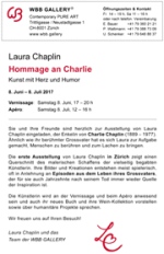 Hommage an Charlie - Ausstellung Galerie Zürich 06/2017